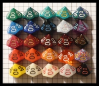 Dice : Dice - 10D - ZZ Group Misc Chessex Decader 1 Class Photo - FA collection buy Dec 2010